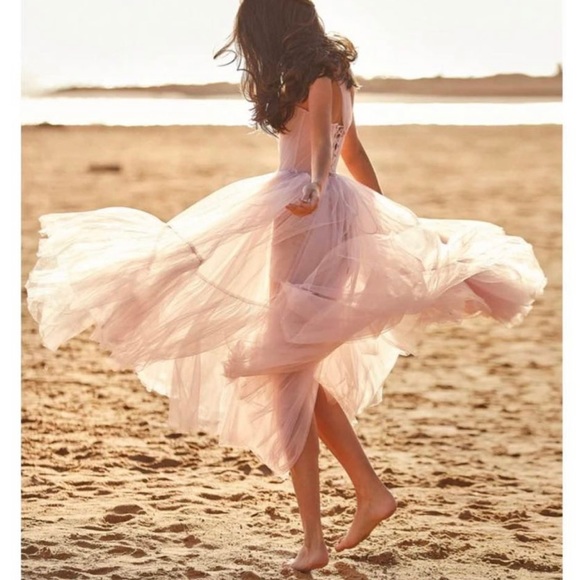 COPY - One-Shoulder Cocktail Tulle Dress- SMALL - Picture 4 of 6